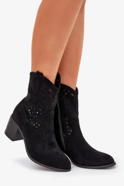 Botki Na Słupku|Botki Ażurowe><noscript><img width=