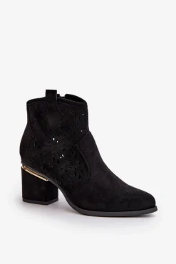 Botki Na Słupku|Botki Ażurowe><noscript><img width=