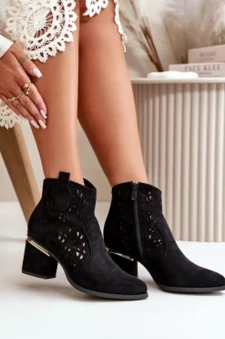 Botki Na Słupku|Botki Ażurowe><noscript><img width=