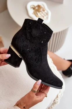 Botki Na Słupku|Botki Ażurowe><noscript><img width=