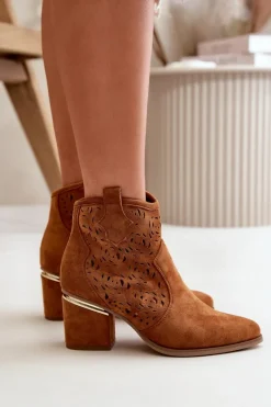 Botki Na Słupku|Botki Ażurowe><noscript><img width=