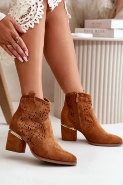 Botki Na Słupku|Botki Ażurowe><noscript><img width=