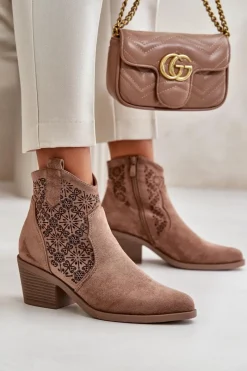 Botki Skórzane|Botki Na Słupku><noscript><img width=