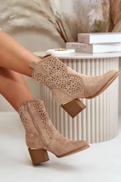 Botki Na Słupku|Botki Ażurowe><noscript><img width=