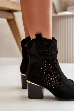 Botki Na Słupku|Botki Ażurowe><noscript><img width=