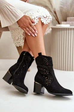 Botki Na Słupku|Botki Ażurowe><noscript><img width=