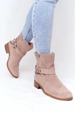 Botki Wiosenne|Brązowe I Beżowe Botki><noscript><img width=