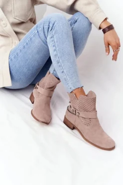 Botki Wiosenne|Brązowe I Beżowe Botki><noscript><img width=