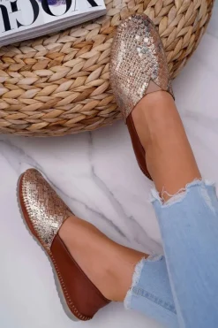 Baleriny Skórzane|Baleriny Klasyczne></noscript>Maciejka Baleriny Damskie Brązowe 1930A-29/00-6