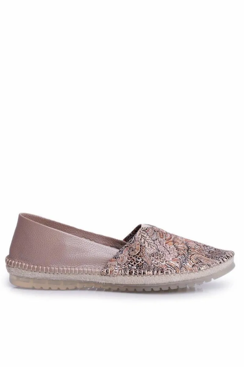 Baleriny Skórzane|Baleriny Klasyczne>Maciejka Baleriny Damskie Skórzane Beżowe 01930-59/00-0