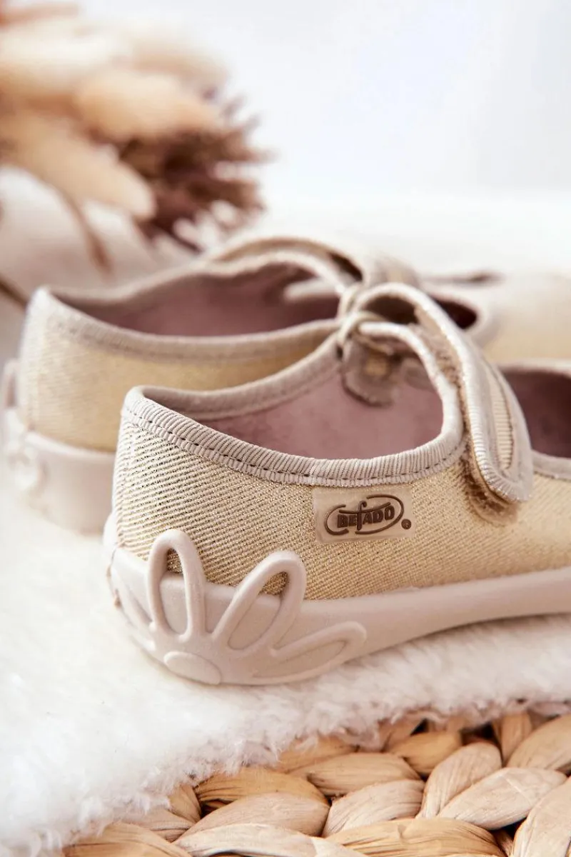 Discount BEFADO Baleriny Papcie 114X288 Złote