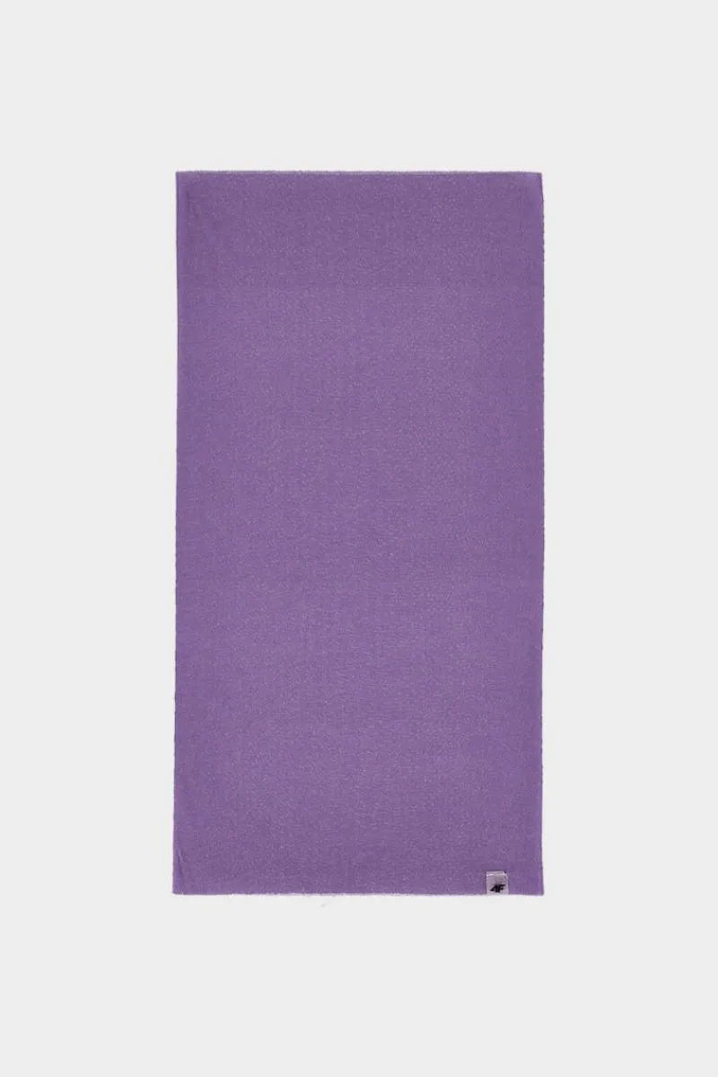 New Bandana Uniseks WAW24ABDAU072-50S Fioletowa Szaliki|Odzież 4F