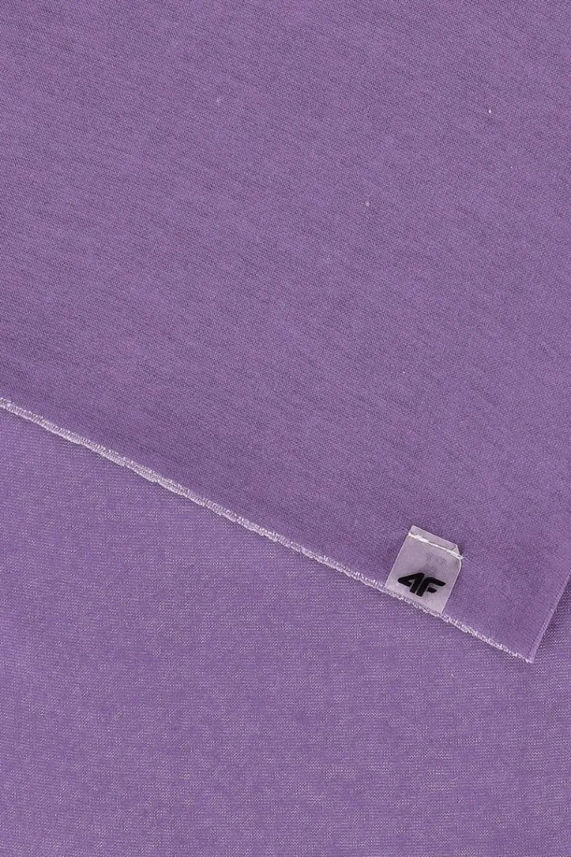 New Bandana Uniseks WAW24ABDAU072-50S Fioletowa Szaliki|Odzież 4F