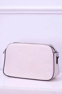 Listonoszki>Boto Beżowa Torebka Damska Listonoszka