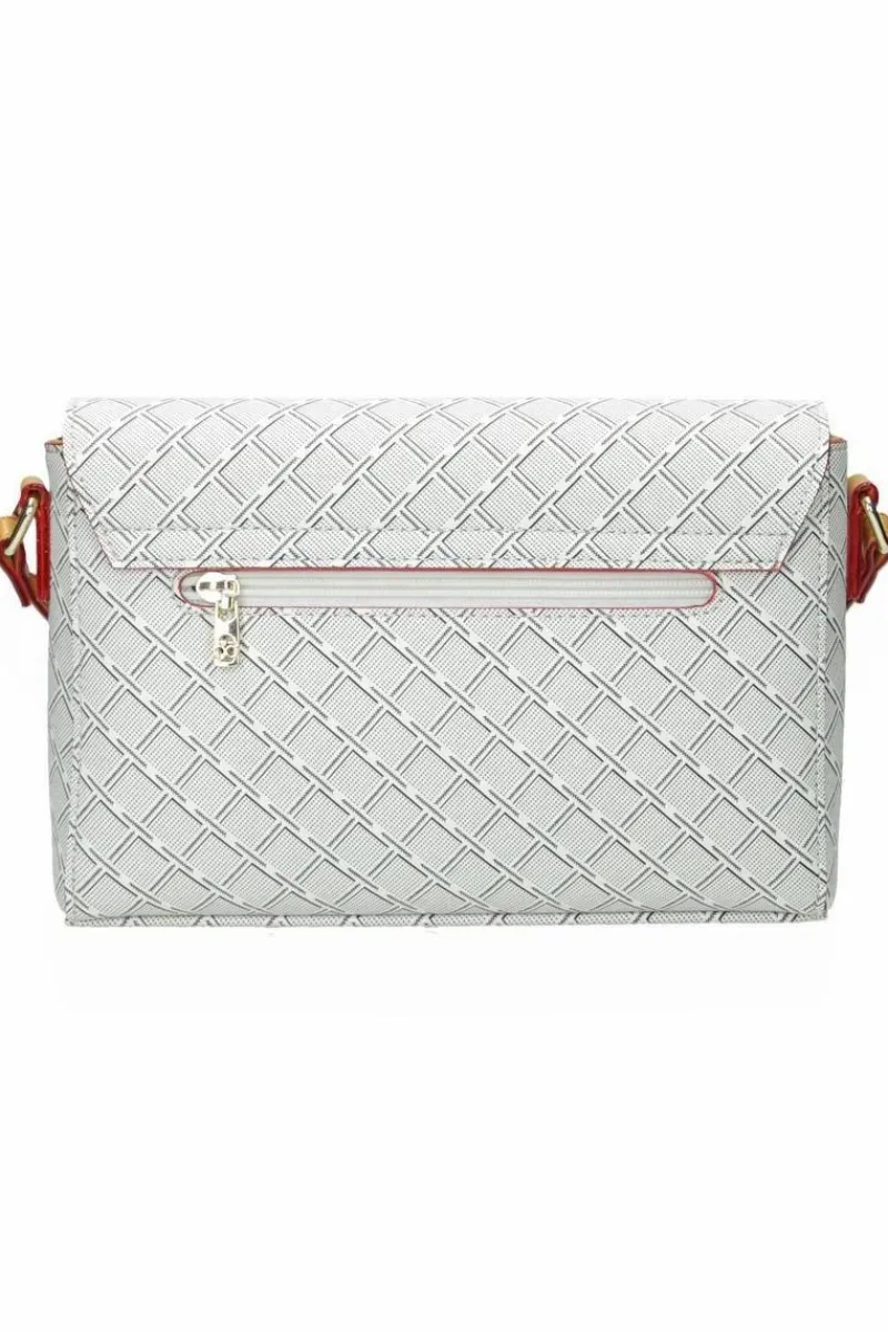 New Biała Torebka Damska Listonoszka NBAG-F2300-C000 Torebki Nobo|Listonoszki