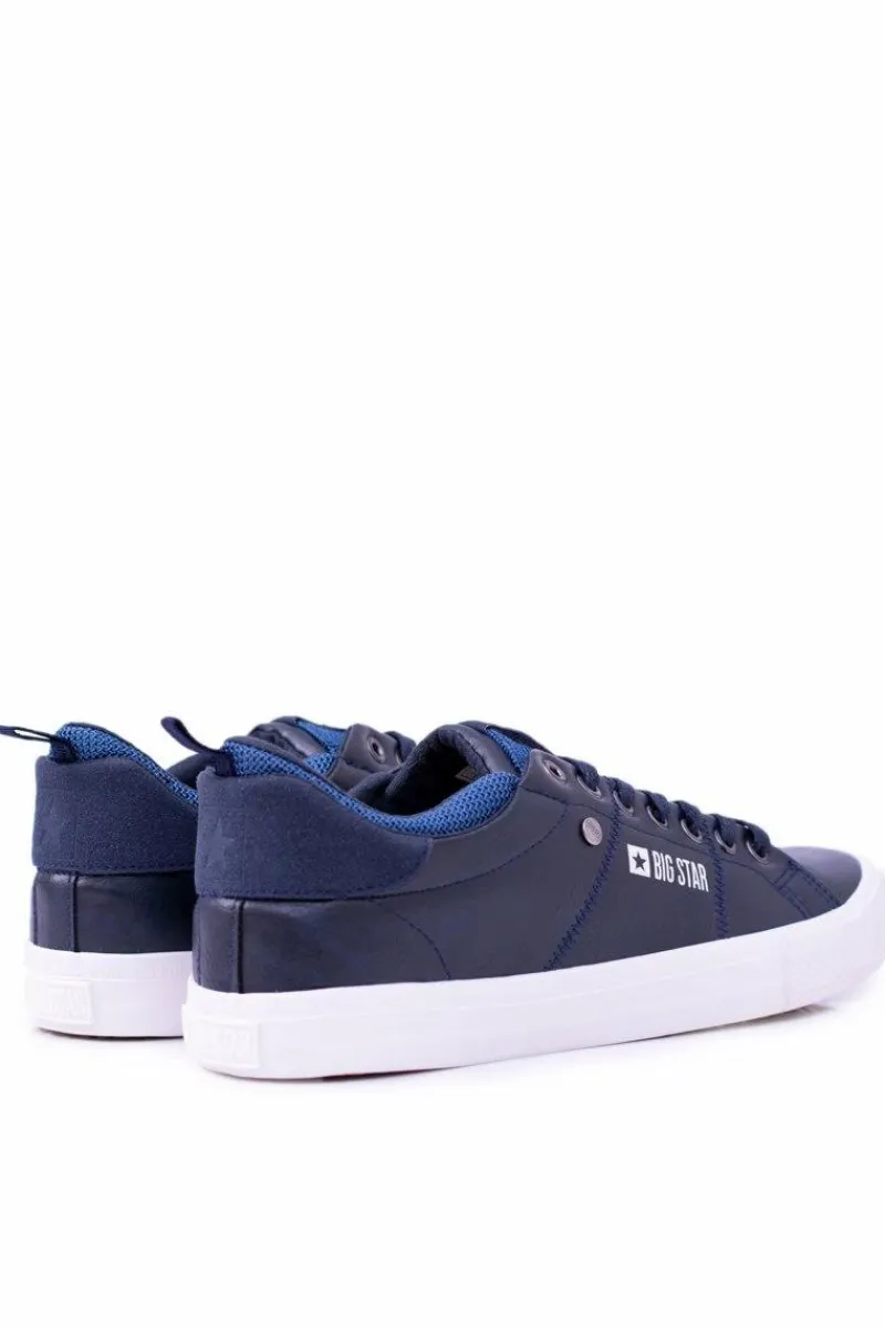 Trampki Męskie Big Star|Trampki Niskie>Big Star Shoes Big Star Męskie Granatowe Trampki Tenisówki BB174010