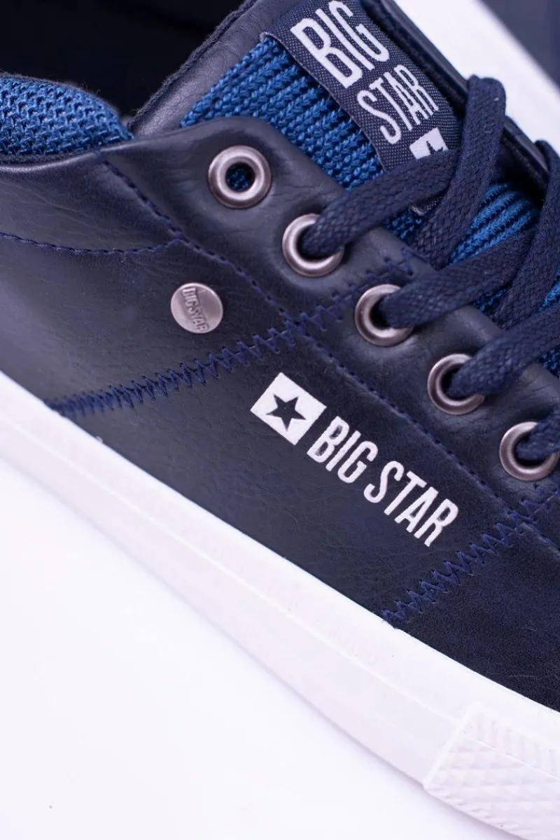 Trampki Męskie Big Star|Trampki Niskie>Big Star Shoes Big Star Męskie Granatowe Trampki Tenisówki BB174010