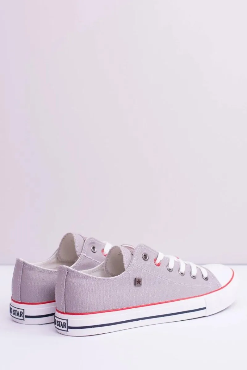 Trampki Męskie Big Star|Trampki Niskie>Big Star Shoes Big Star Niskie Męskie Szare Trampki T174109