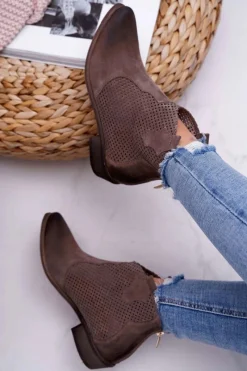 Botki Wiosenne|Brązowe I Beżowe Botki><noscript><img width=