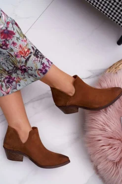 Botki Wiosenne|Brązowe I Beżowe Botki><noscript><img width=