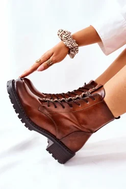 Botki Sznurowane|Botki Zimowe Damskie><noscript><img width=