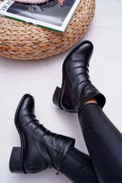 Botki Zimowe Damskie|Botki Płaskie><noscript><img width=