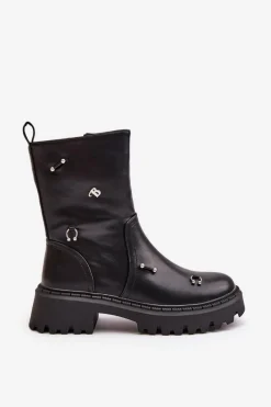 Czarne Botki|Botki Płaskie><noscript><img width=