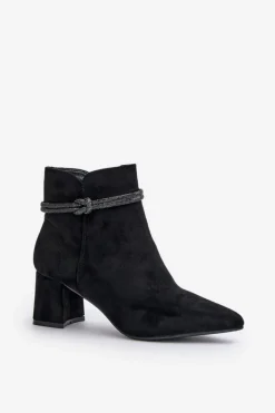 Brązowe I Beżowe Botki|Botki Na Obcasie><noscript><img width=