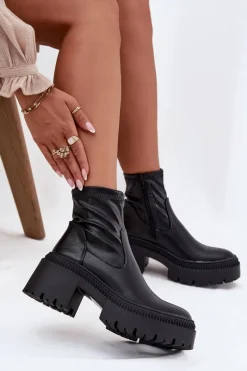 Botki Ocieplane|Czarne Botki><noscript><img width=