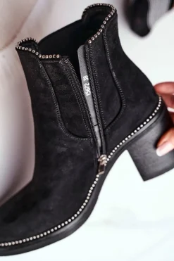 Botki Na Słupku|Czarne Botki><noscript><img width=