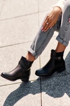 Czarne Botki|Botki Zimowe Damskie><noscript><img width=