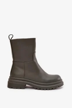 Botki Zimowe Damskie|Botki Płaskie><noscript><img width=