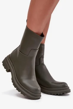 Botki Zimowe Damskie|Botki Płaskie><noscript><img width=