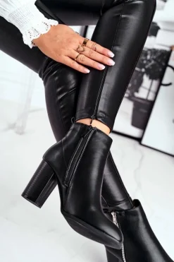 Botki Na Słupku|Czarne Botki><noscript><img width=