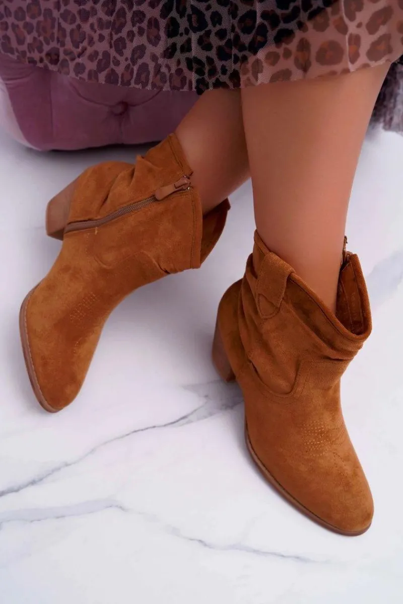 Online Botki Damskie Na Słupku Kowbojki Camel Maverick Damskie Botki Na Słupku|Botki Zimowe Damskie