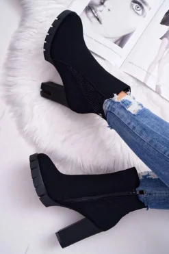 Botki Na Słupku|Botki Zimowe Damskie><noscript><img width=