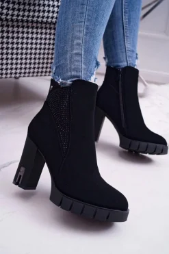 Botki Na Słupku|Botki Zimowe Damskie><noscript><img width=