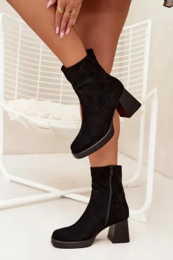 Botki Na Obcasie|Botki Zamszowe><noscript><img width=