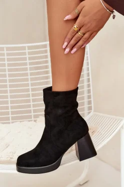 Botki Na Obcasie|Botki Zamszowe><noscript><img width=