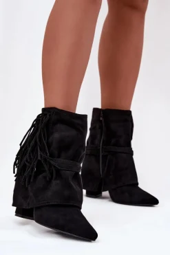 Botki Na Słupku|Czarne Botki><noscript><img width=