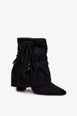 Botki Na Słupku|Czarne Botki><noscript><img width=