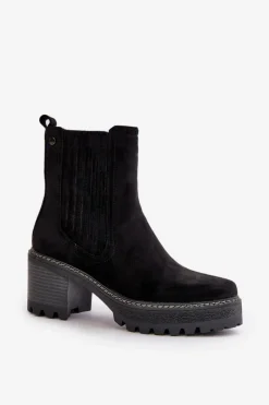 Botki Ocieplane|Brązowe I Beżowe Botki><noscript><img width=