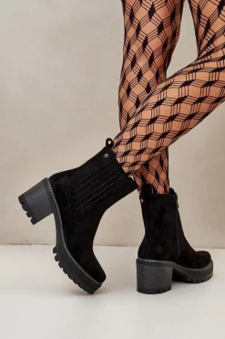 Botki Ocieplane|Brązowe I Beżowe Botki><noscript><img width=