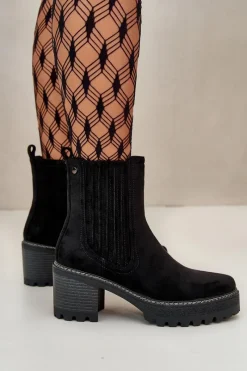 Botki Ocieplane|Brązowe I Beżowe Botki><noscript><img width=