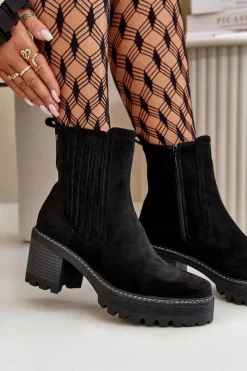 Botki Ocieplane|Brązowe I Beżowe Botki><noscript><img width=