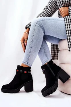 Botki Na Słupku|Botki Zimowe Damskie><noscript><img width=