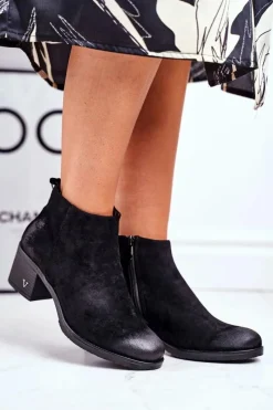 Botki Na Słupku|Czarne Botki><noscript><img width=