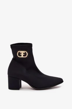 Botki Na Słupku|Brązowe I Beżowe Botki><noscript><img width=