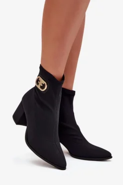 Botki Na Słupku|Brązowe I Beżowe Botki><noscript><img width=