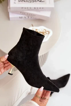 Botki Na Obcasie|Botki Zamszowe><noscript><img width=